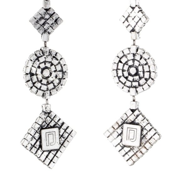 DANNIJO Crystal Fetch Drop Earrings - Picture 4 of 9